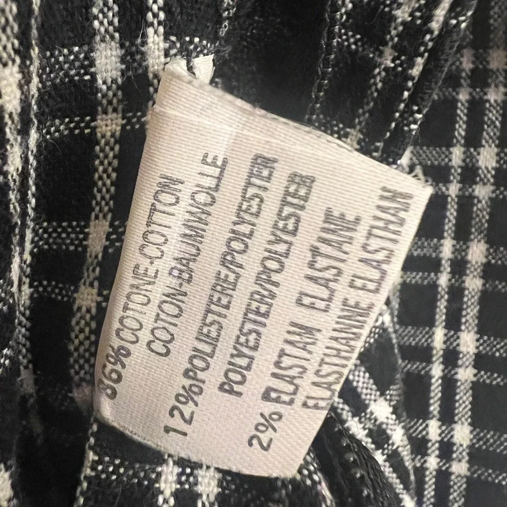 Brandy Melville Plaid Black and White Pants, ‎ Women's One Size (XS/S)